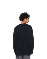 Acne Studios Navy Recycled Cashmere Sweater