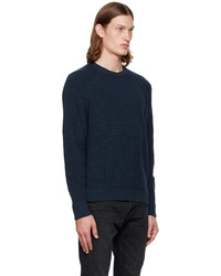 Tom Ford Navy Ribbed Sweater