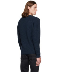 Tom Ford Navy Ribbed Sweater