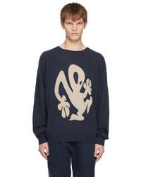 Frenckenberger Navy Richie Hawtin Edition Sweater
