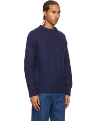 A.P.C. Navy Suzanne Koller Edition Ethan Sweater