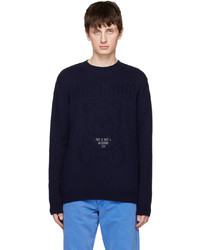 Moschino Navy This Is Not A Toy Sweater