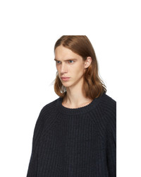 Marni Navy Wool Costan Sweater