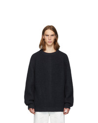 Marni Navy Wool Costan Sweater