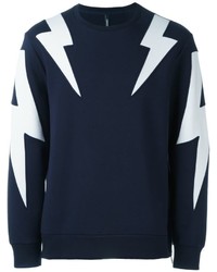 Neil Barrett Lightning Bolt Sweatshirt