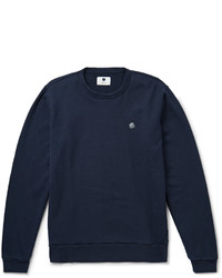 Nn07 Luke Loopback Cotton Jersey Sweatshirt