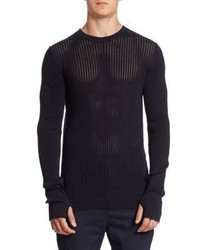 Diesel Black Gold Perforated Front Sweater