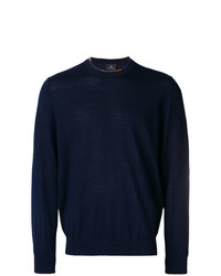 Ps By Paul Smith Printed Trim Turtleneck
