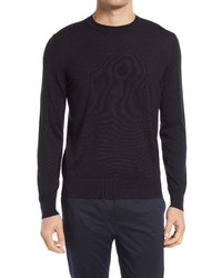 Theory Regal Crewneck Sweater In Navy At Nordstrom