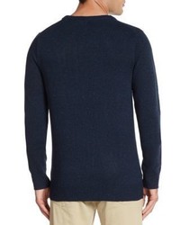 Saks Fifth Avenue Regular Fit Donegal Crewneck Sweater