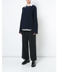 The Row Ribbed Flute Sleeve Sweater