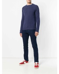 Zanone Ribbed Knit Sweater