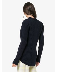 Low Classic Ribbed Knitted Jumper