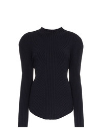 Low Classic Ribbed Knitted Jumper