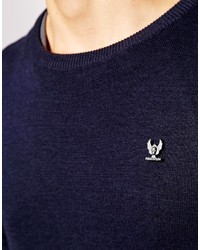 Ringspun Jumper With Crew Neck