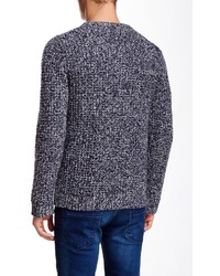 Gant Rugger R Marled Crew Neck Wool Blend Sweater