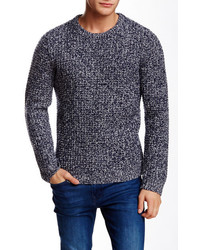 Gant Rugger R Marled Crew Neck Wool Blend Sweater