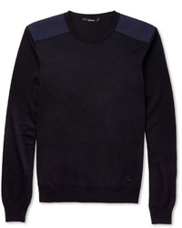 Gucci Silk Trimmed Wool Sweater