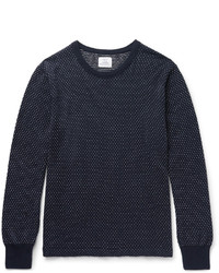 SAVE KHAKI UNITED Slim Fit Birdseye Cotton And Cashmere Blend Sweater