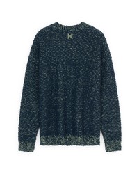 Kenzo Slub Knit Wool Blend Sweater