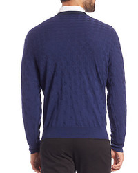 Armani Collezioni Textured Wool Sweater