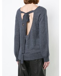 Adam Lippes Tie Back Brushed Sweater