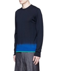 Lanvin Tie Dye Effect Merino Wool Sweater