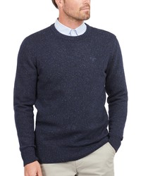 Barbour Tisbury Regular Fit Tweed Crewneck Sweater