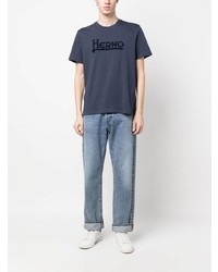 Herno 3d Logo Cotton T Shirt
