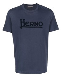 Herno 3d Logo Cotton T Shirt
