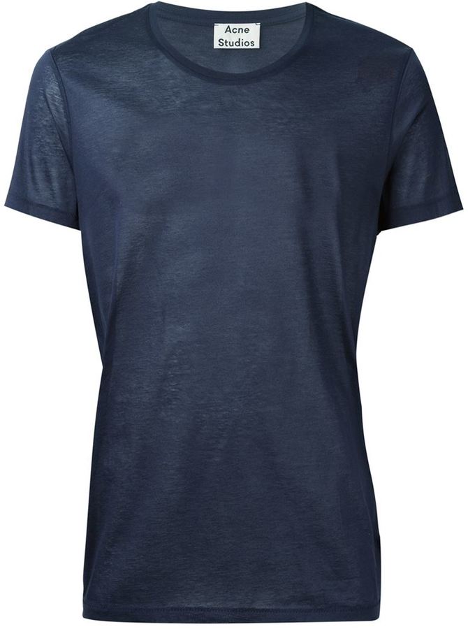 Acne Studios Crew Neck T Shirt, $82 | farfetch.com | Lookastic