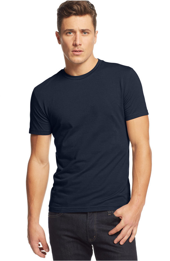Alfani Big And Tall Solid Stretch Crew Neck T Shirt | Where to buy ...