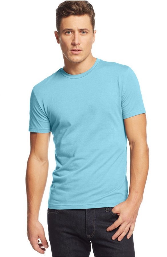 Alfani Big And Tall Solid Stretch Crew Neck T Shirt, $24 | Macy's ...