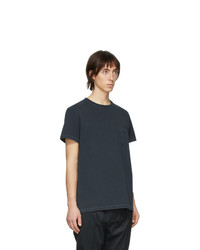 Schnaydermans Black Gart Dyed Jersey T Shirt