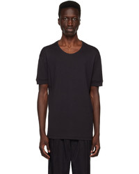 Lemaire Black Ribbed T Shirt
