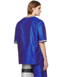 Charles Jeffrey Loverboy Blue Fred Perry Edition T Shirt
