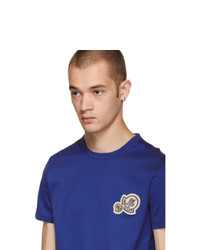 Moncler Blue Logo T Shirt