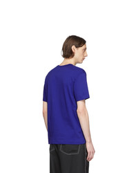 Comme Des Garcons SHIRT Blue Logo T Shirt