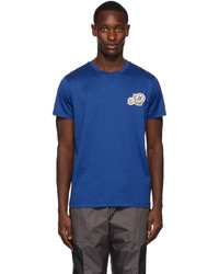Moncler Blue Logo T Shirt