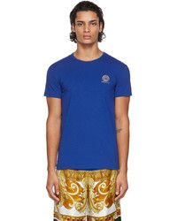 Versace Underwear Blue Medusa T Shirt