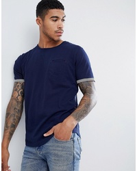 Ringspun Breton Stripe T Shirt With Pocket