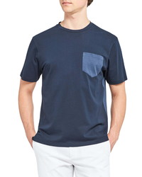 Theory Colorblock Pocket T Shirt