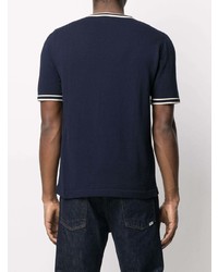 Lardini Contrast Hem Cotton T Shirt