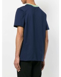 MSGM Contrast Neckline T Shirt