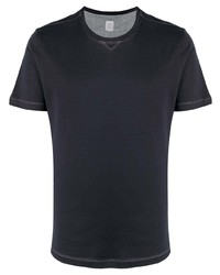 Eleventy Contrast Stitching Short Sleeve T Shirt