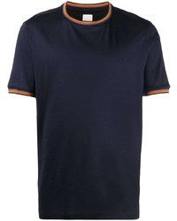 Paul Smith Contrast Trim Cotton T Shirt