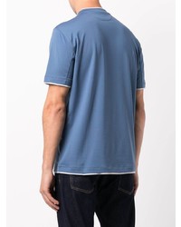 Brunello Cucinelli Contrast Trim Crewneck T Shirt