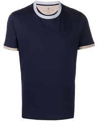 Brunello Cucinelli Contrast Trim T Shirt