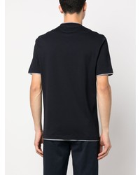 Brunello Cucinelli Contrasting Edge Cotton T Shirt