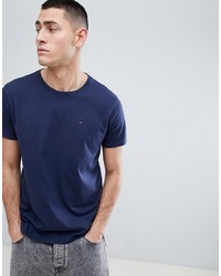 Tommy Jeans Crew Neck T Shirt In Navy